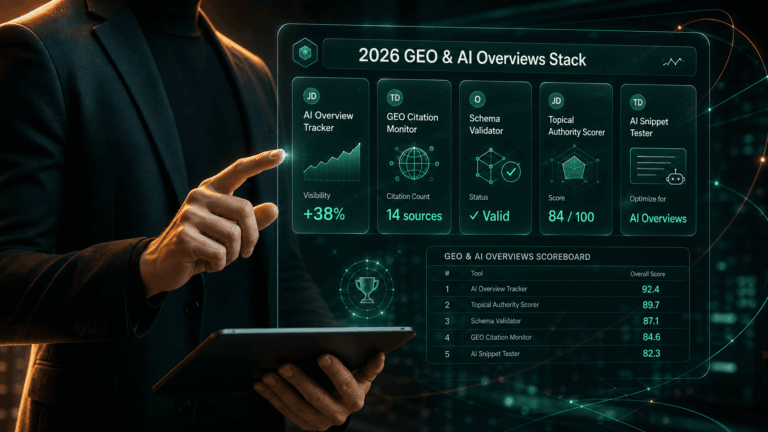 Best Tools for GEO and AI Overviews Optimization in 2026